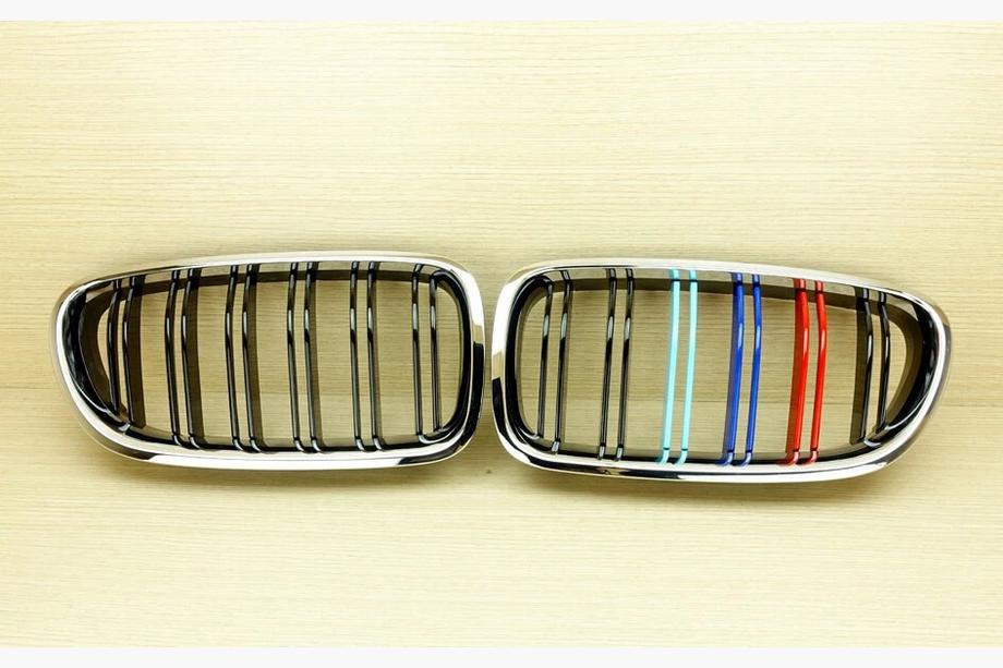 BMW serija 5 F10/F11 2010–2016 Ledvične rešetke M-Look (M-Color s kromiranim robom) Fotografija 2