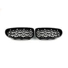 BMW serija 5 F10/F11 2010–2016 Ledvične maske Diamond Silver (črn rob) fotografija 4