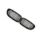 BMW serija 5 F10/F11 2010–2016 Ledvične maske Diamond Silver (črn rob) fotografija 3