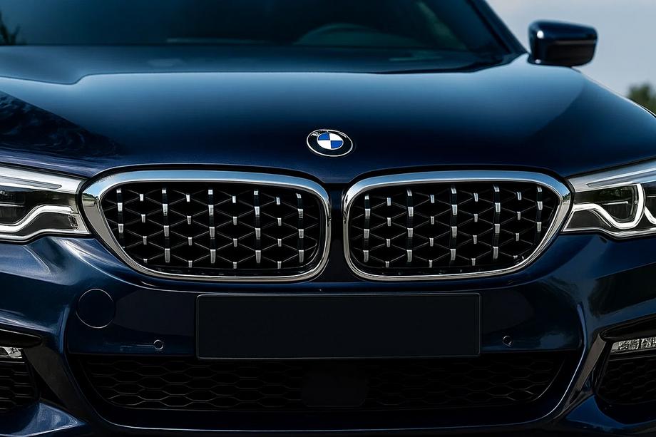 BMW serija 5 G30/G31 2017–2023 Ledvična maska Diamond Silver V1 (2017-2020, krom obroba) Image
