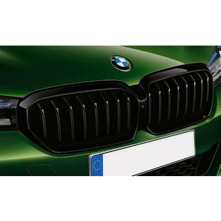 Ledvične maske 1 Bar (2021+, sijajno črna) BMW serija 5 G30/G31 2017–2023 fotografija 1