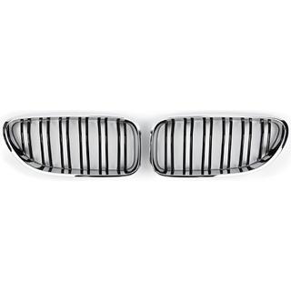 M-Look ledvični rešetki (črni sijaj s krom obrobo) BMW serija 6 F12/F13/F06 2011–2018 fotografija 2