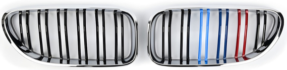 BMW serija 6 F12/F13/F06 2011–2018 Ledvične rešetke M-Look (M-Color s kromiranim robom) fotografija 2