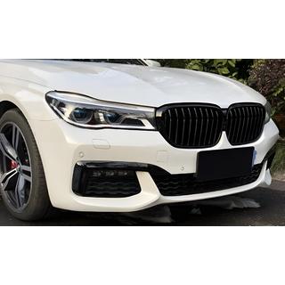 Ledvične rešetke 1 Bar (2016-2019, sijajno črna) BMW serija 7 G11/G12 2015–2022 fotografija 1