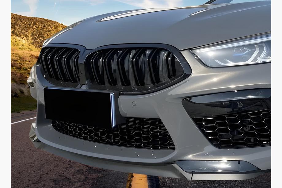 BMW serija 8 G14/G15/G16 2018– M-Look ledvične rešetke (2018-2022, sijajno črna) Image