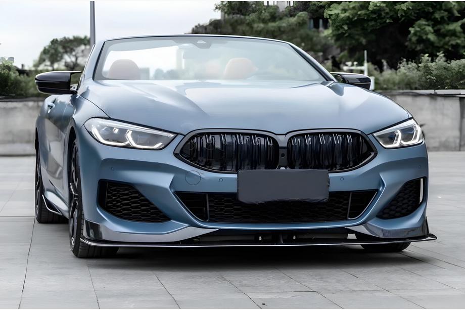 BMW serija 8 G14/G15/G16 2018– M-Look ledvične rešetke (2023+, sijajno črna) Image