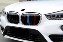 BMW X1 F48 2015–2022 M-Look ledvične maske (2015-2019, M-Color s kromiranim robom) fotografija 1