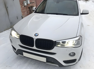 BMW X3 F25 2011–2018 M-Look ledvični rešetki (2014-2018, mat črna) fotografija 1