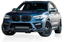 BMW X3 G01 2018– Ledvički maska M-Look (2018-2021, mat črna) fotografija 1