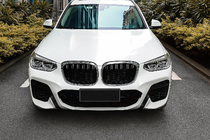 BMW X3 G01 2018– M-Look ledvične rešetke (2018-2021, sijajno črna s kromiranim robom) fotografija 1