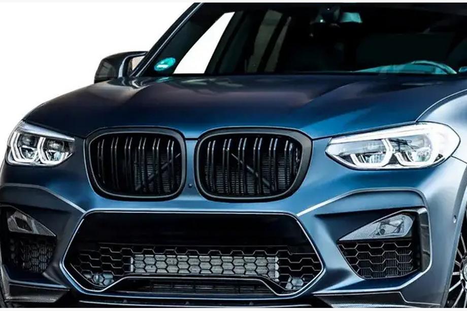 BMW X4 G02 2018– Ledvički maska M-Look (2018-2021, mat črna) Image