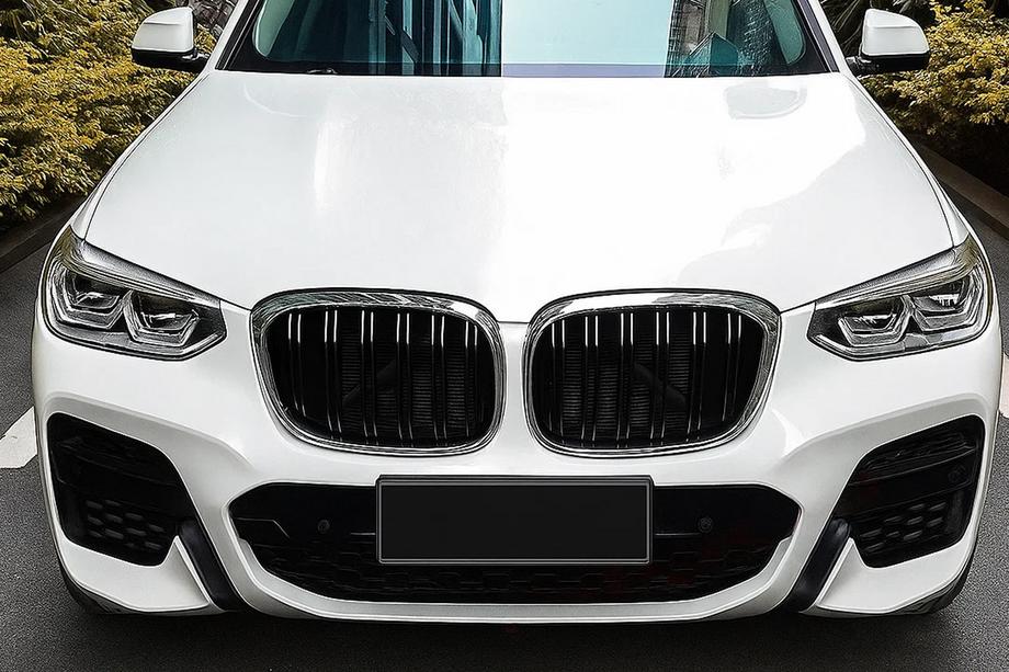 BMW X4 G02 2018– M-Look ledvične rešetke (2018-2021, sijajno črna s kromiranim robom) Image