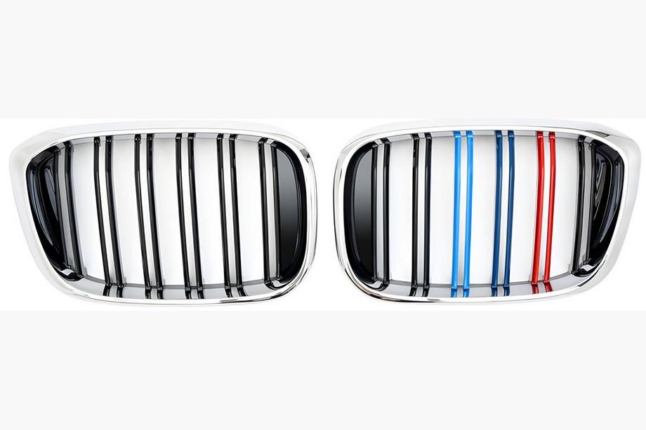 BMW X4 G02 2018– Ledvične maske M-Look (2018-2021, M-Color s krom obrobo) Fotografija 2