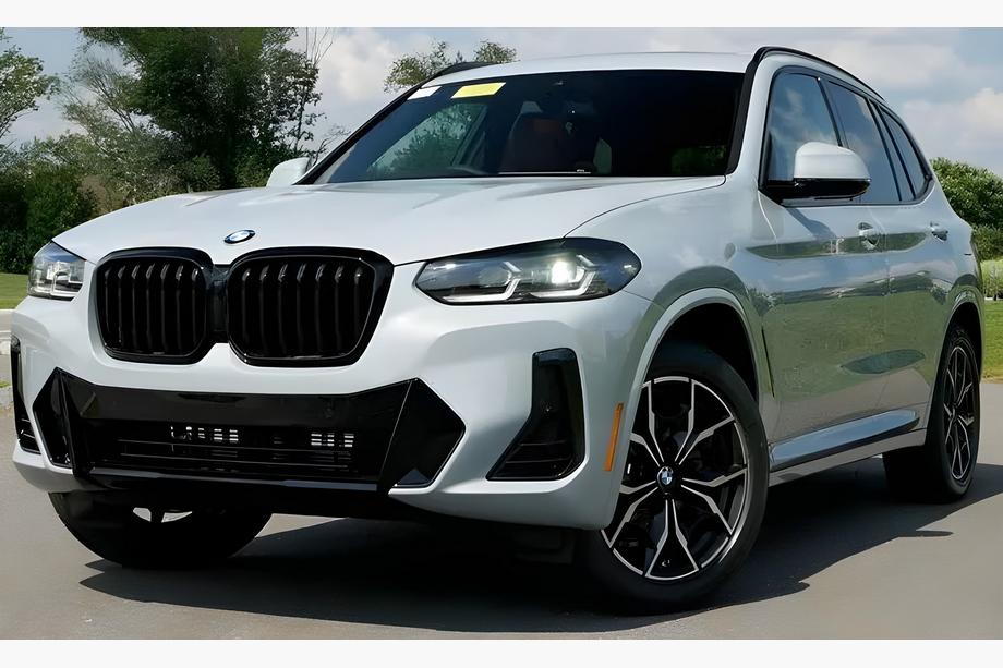 BMW X3 G01 2018– Ledvične maske 1 Bar (2021+, sijajno črna) Fotografija 1
