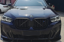 BMW X3 G01 2018– Ledvični rešetki M-Look (2021+, mat črna) fotografija 3
