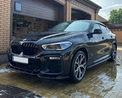 BMW X6 G06 2019–2027 M-Look ledvične rešetke (2019-2022, sijajno črna) fotografija 1