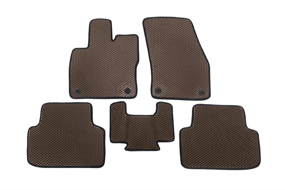 Volkswagen Golf Sportsvan 2014–2020 EVA avto preproge (rjave) Image