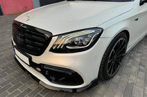 Mercedes S-class W222 2013–2022 Sprednji lip spojler BRB (2018+) fotografija 3