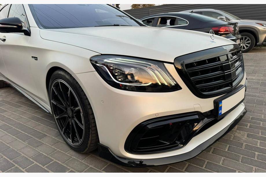 Mercedes S-class W222 2013–2022 Sprednji lip spojler BRB (2018+) Image