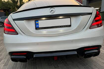 Mercedes S-class W222 2013–2022 Zadnji difuzor BRB (za lakiranje, 2018+) fotografija 9