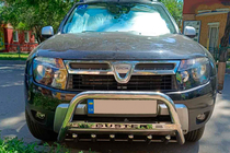 Dacia Duster 2008–2018 Prednji zaščitni lok (kengurin) z napisom WT004 (nerjaveče jeklo) fotografija 4