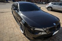 BMW Serija 5 E60/E61 2003–2010 Stranski pragovi DPT (črna v visokem sijaju) fotografija 4