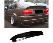 BMW serija 3 E46 1998–2006 Spojler CSL-style V1 (za SD, sijajno črna) fotografija 1