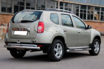 Dacia Duster 2008–2018 Bočne cevi z vložki (2 kosa, nerjaveče jeklo) fotografija 4