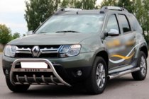 Dacia Duster 2008–2018 Bočne cevi z vložki (2 kosa, nerjaveče jeklo) fotografija 2