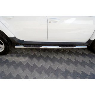 Bočne cevi z vložki (2 kosa, nerjaveče jeklo) Dacia Duster 2008–2018 fotografija 1