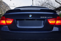 BMW serija 3 E90/E91 2005–2011 Spojler PSM-Style (za E90, sijajno črna) fotografija 2