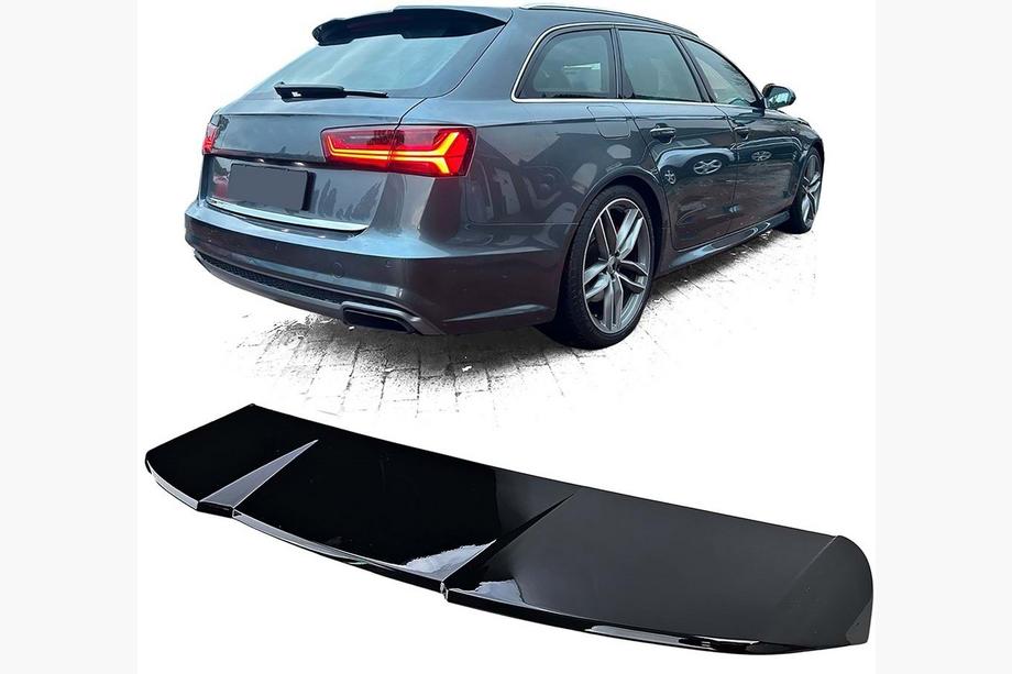 Audi A6 C7 2011–2017 Spojler DPT V2 (Avant, črna visokega sijaja) Image