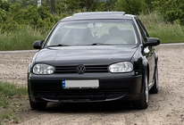 Volkswagen Golf 4 1997–2006 Sprednji lip spojler DPT (mat črna) fotografija 4