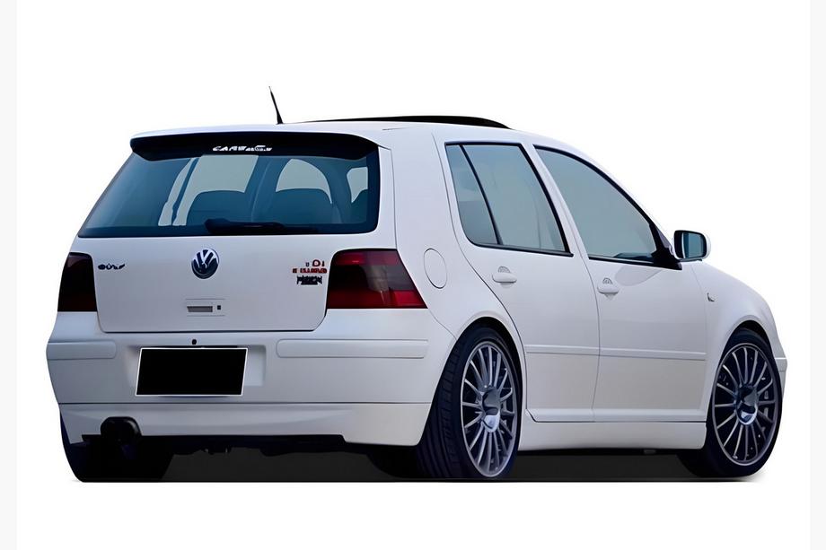 Volkswagen Golf 4 1997–2006 Zadnji difuzor DPT (črna mat) Image