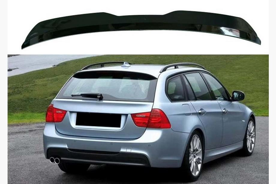 BMW serija 3 E90/E91 2005–2011 Spojler DPT (SW, črna visok sijaj) Fotografija 1