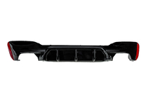 BMW serija 5 G30/G31 2017–2023 Zadnji difuzor DPT (za M-Sport/M5 F90, črna visok sijaj) fotografija 2