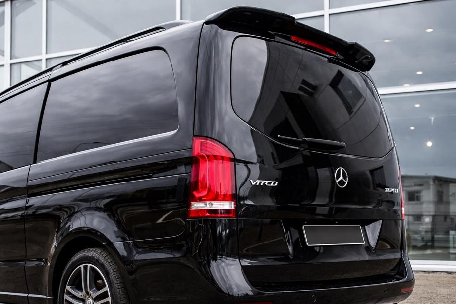 Mercedes Vito/V-razred W447 2014– DPT spojler (črna visok sijaj) Image