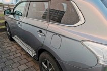 Mitsubishi Outlander 2012–2021 Bočne stopnice OEM V1 (2 kos, aluminij) fotografija 5