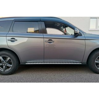 Bočne stopnice OEM V1 (2 kos, aluminij) Mitsubishi Outlander 2012–2021 fotografija 1
