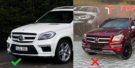 Mercedes GL/GLS razred X166 2012–2019 Sprednja maska GT Panamericana Black (za GL High) fotografija 7