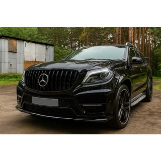 Sprednja maska GT Panamericana Black (za GL High) Mercedes GL/GLS razred X166 2012–2019 fotografija 1