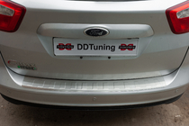 Ford C-Max/Grand C-Max 2010–2019 Zaščitna letev za zadnji odbijač OmsaLine (nerjaveče jeklo) fotografija 2