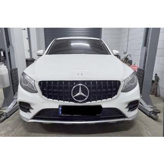 Sprednja maska hladilnika GT Panamericana Black (za 2015-2019) Mercedes GLC Coupé C253 2016–2023 fotografija 3