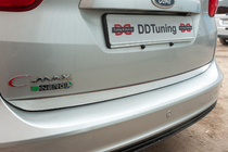 Ford C-Max/Grand C-Max 2010–2019 Zaščitna letev roba prtljažnika (nerjaveče jeklo) fotografija 6