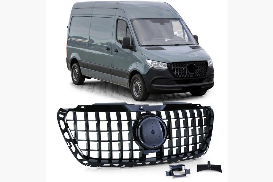 Mercedes Sprinter W907/W910 2018– Sprednja maska Panamericana GT Panamericana Black Premium Image