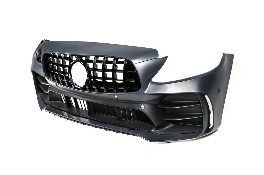 Mercedes C-class W205 2014–2021 Sprednji odbijač kompleten (dizajn C63 GT) Fotografija 4
