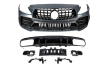 Mercedes C-class W205 2014–2021 Karoserijski bodykit komplet z difuzorjem za Coupe (dizajn Black Mamba C63GT) fotografija 5