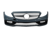 Mercedes C-class W205 2014–2021 Karoserijski body kit z difuzorjem za Coupe (AMG C63-designs 2014-2018) fotografija 3