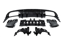Mercedes C-class W205 2014–2021 Karoserijski body kit z difuzorjem za Coupe (AMG C63-designs 2014-2018) fotografija 9