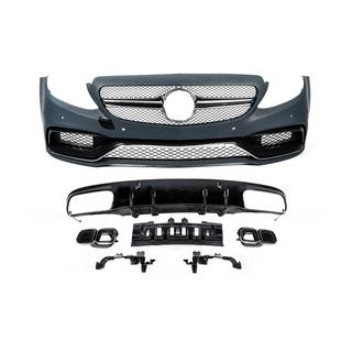 Karoserijski body kit z difuzorjem za Coupe (AMG C63-designs 2014-2018) fotografija 1